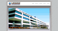 Desktop Screenshot of harisonsindia.com